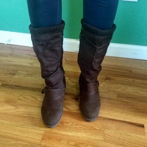 Comfortable Wedge Heel Boots